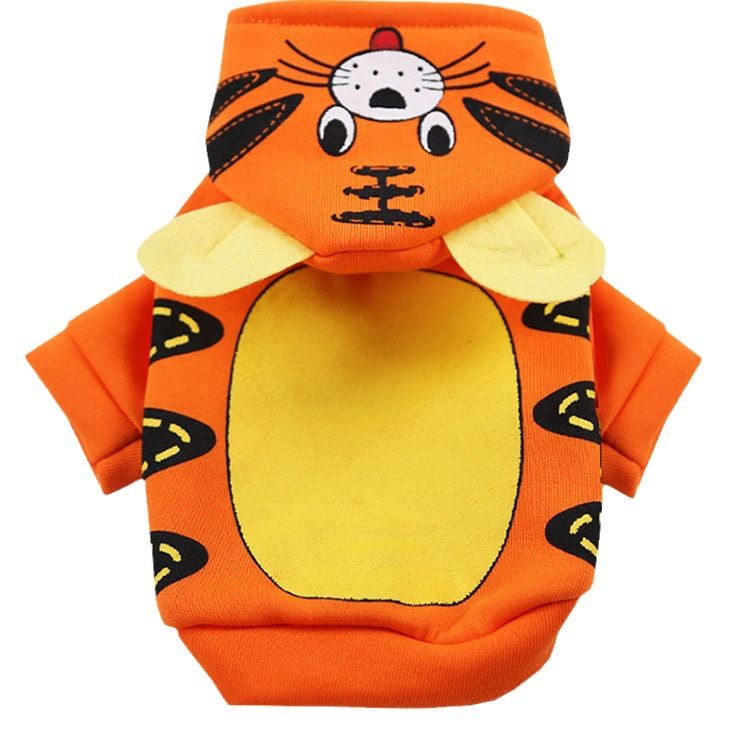 Shine Pet Costume Hooded Cartoon Dog Cat Clothes Red Dot Bow (Nini) M bust 40 view 5