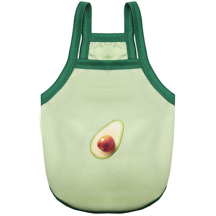 Pet Vest Mesh Breathable Polyester Small Medium Camisole avocado XL (chest view 6