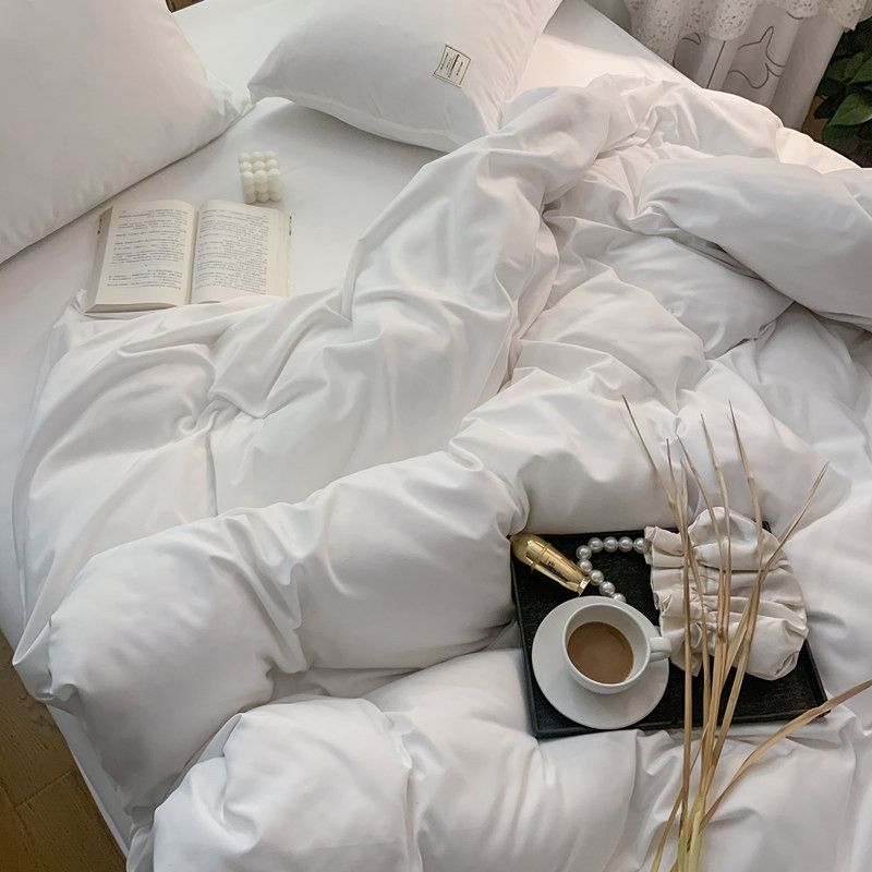 Hotel Style Quilt Cover 4 Piece Bedding Set Light luxury five-star room for view 4