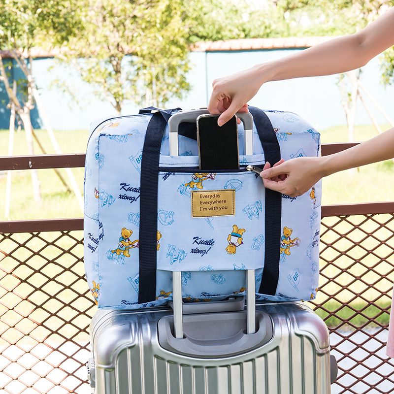 Oxford Cloth Travel Storage Bag Waterproof Fold. Naughty little monkey Medium view 6