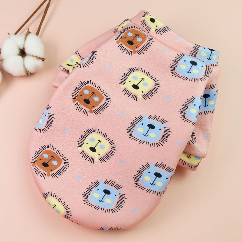 Shine Pet Sweatshirt Cartoon Print Two Leg 227 Leg Composite Velvet Foundation — image 1