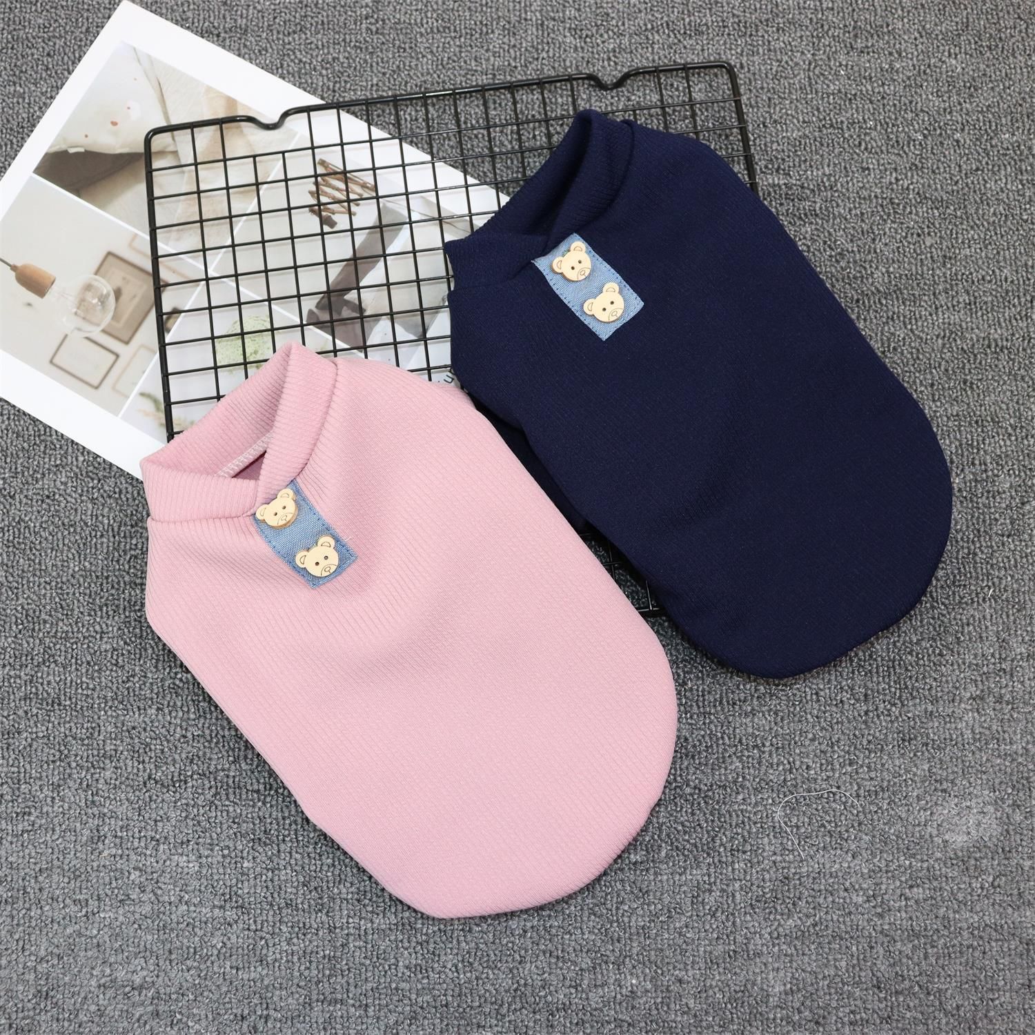 Pet Cat Dog Clothes Odd Pet Elastic Vest Flying Bear Dreams-Pink S view 2