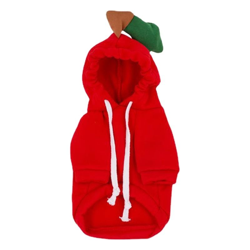 Pet Sweatshirt Beautiful Pet Polyester Fleece Autumn Apple Sweatshirt XL view 2