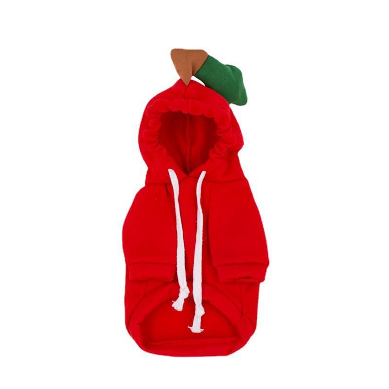 Pet Sweatshirt Beautiful Pet Polyester Fleece Autumn Apple Sweatshirt XL view 6