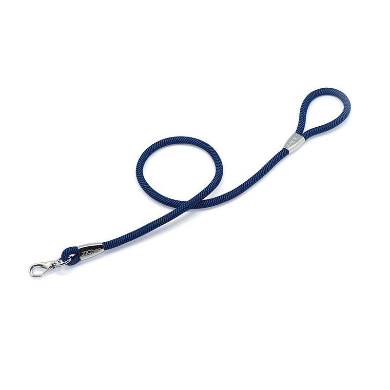 Zichen Nylon Dog Leash for Large Dogs 1.0mm Burgundy 1.4mm single pull strap view 4