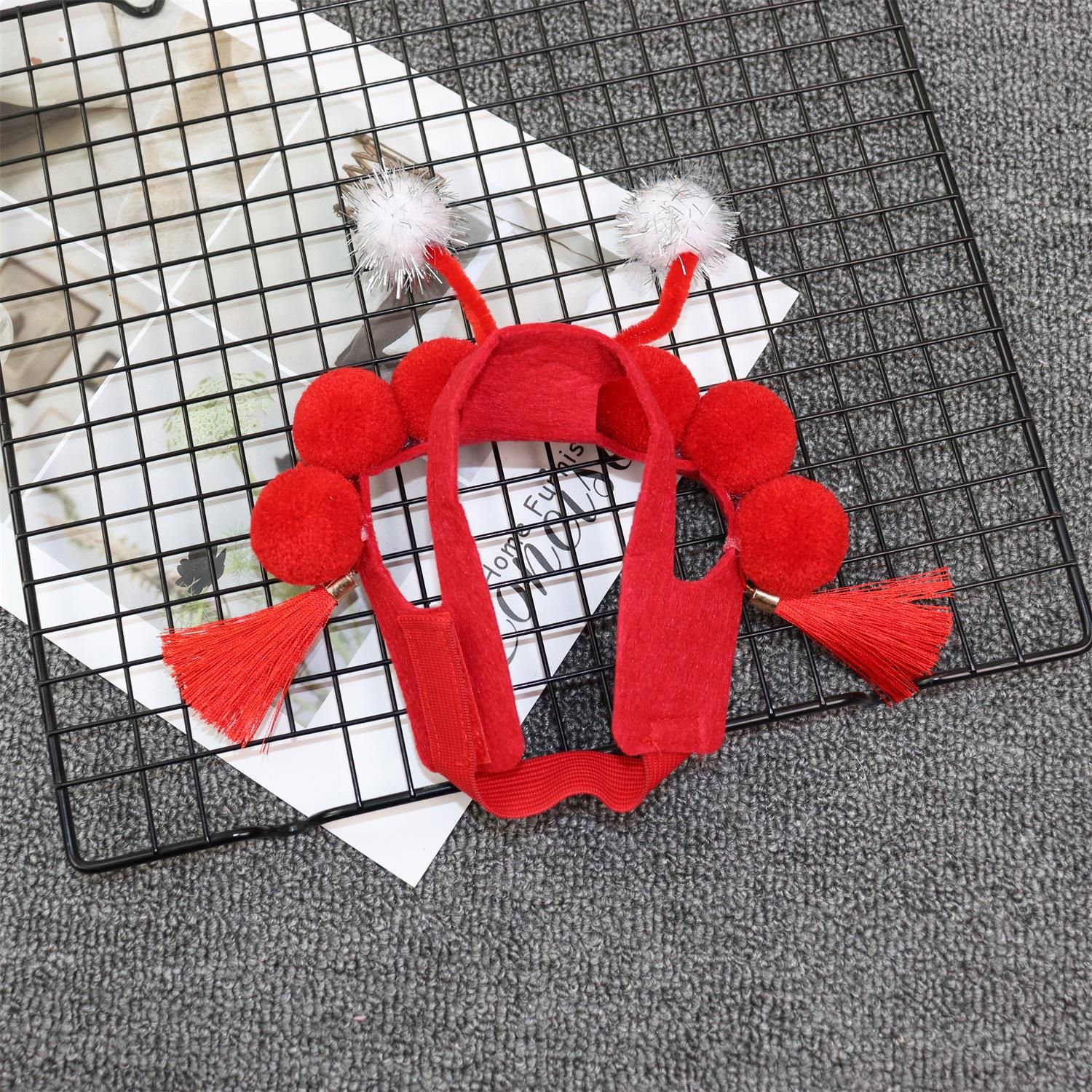 Odd Pet Cat Dog Beijing Opera Hat Non-Woven Fabric view 4