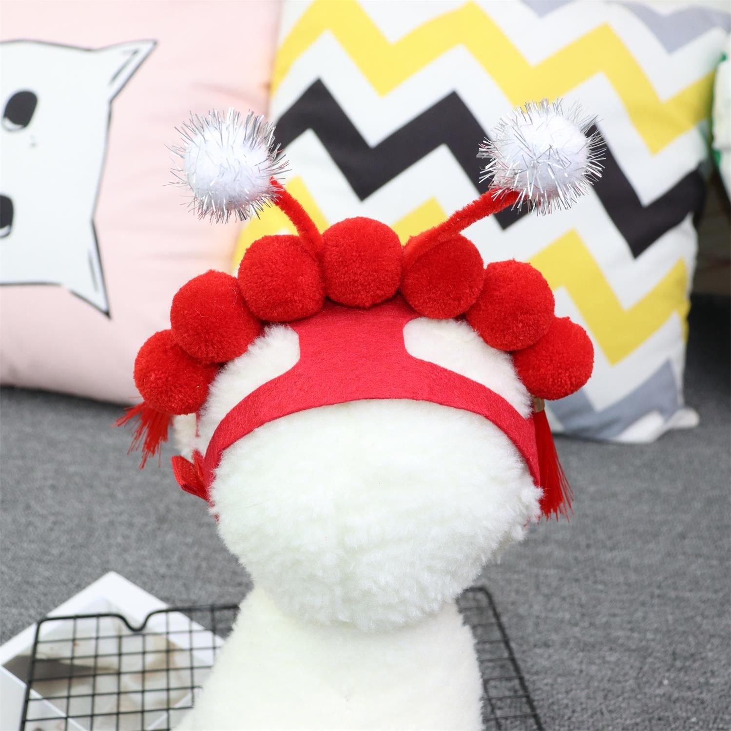 Odd Pet Cat Dog Beijing Opera Hat Non-Woven Fabric view 5