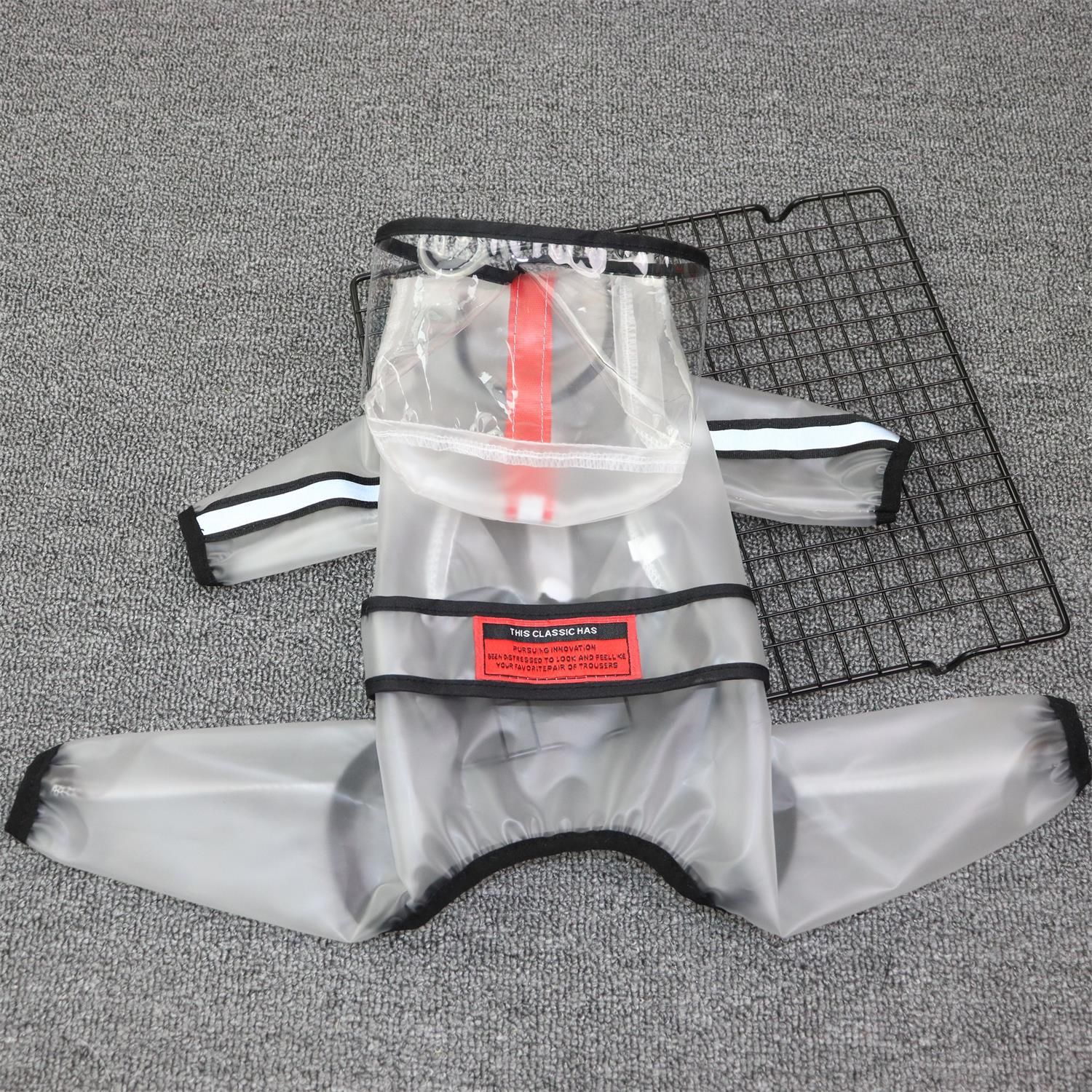 Dog Raincoat Odd Pet Waterproof PU Small Medium Frosted Raincoat XS view 2
