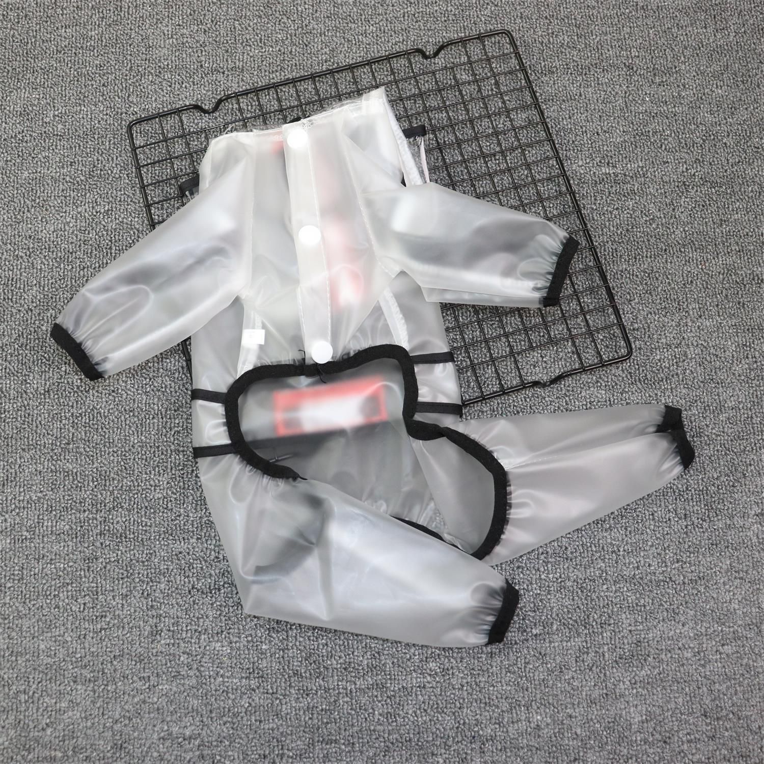 Dog Raincoat Odd Pet Waterproof PU Small Medium Frosted Raincoat view 6