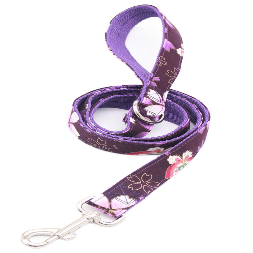 dadugo Dog Leash Nylon 1.2m Small Red Trumpet-width 1.5cm view 5