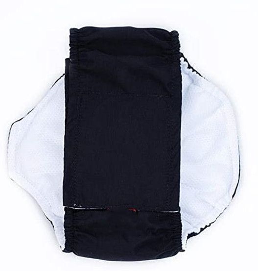 Dog Diapers Harper Male Cotton Large Black XS:40g — image 1