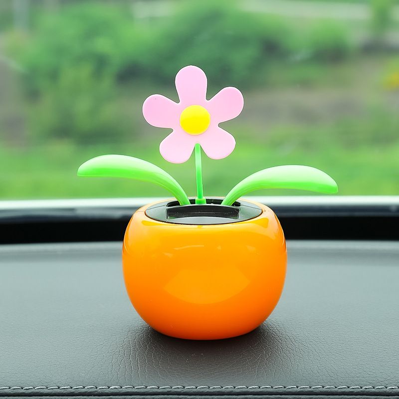 Tang Yi Solar Car Decoration Sunflower Orange — image 1