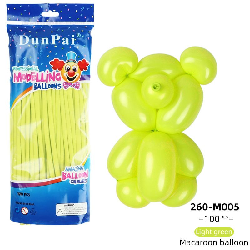 Magic Balloon 260cm Latex Macaron DIY Marca-fruit Green Product type: balloon