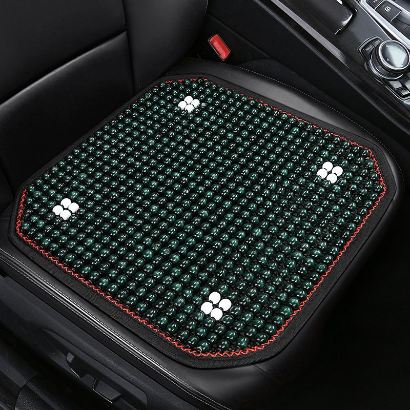 Yi Nirui Wooden Beads Car Seat Cushion Maple leaf yellow piece view 6