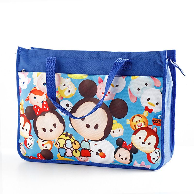 toolesia Nylon Art Bag A3 Sketch Board Storage Cube No.3 Blue Long Mickey 45