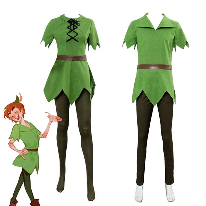Peter Pan Cosplay Costume Boys Girls Halloween Party XXL Size: XXL view 3
