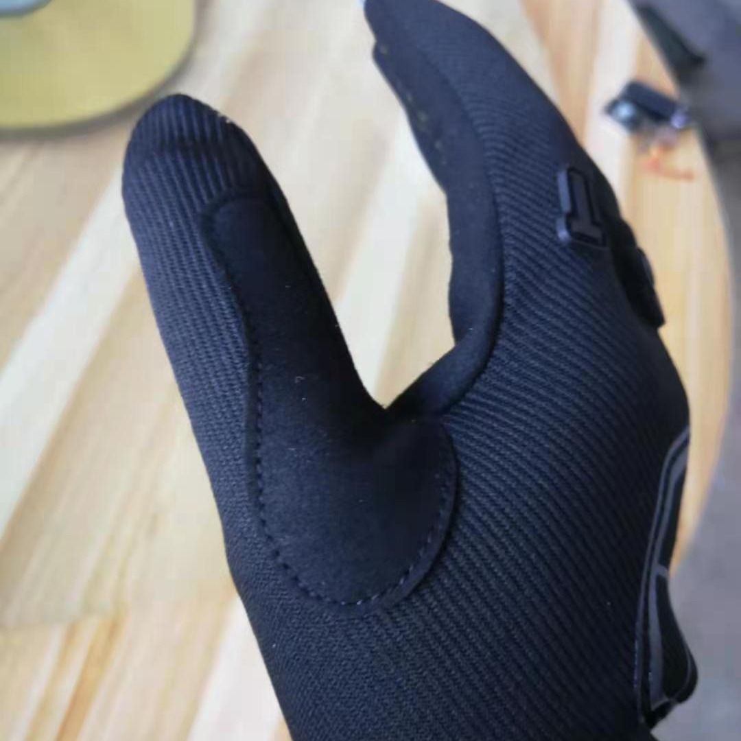 Fist Touch Screen Cycling Gloves Motorcycle Full Finger Blue L view 5