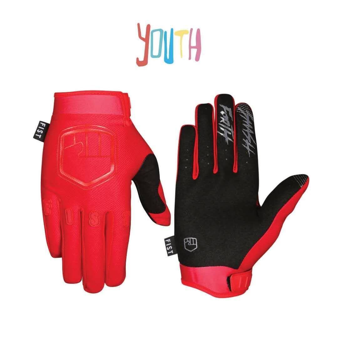 Fist Touch Screen Cycling Gloves Motorcycle Full Finger Red XXL view 3