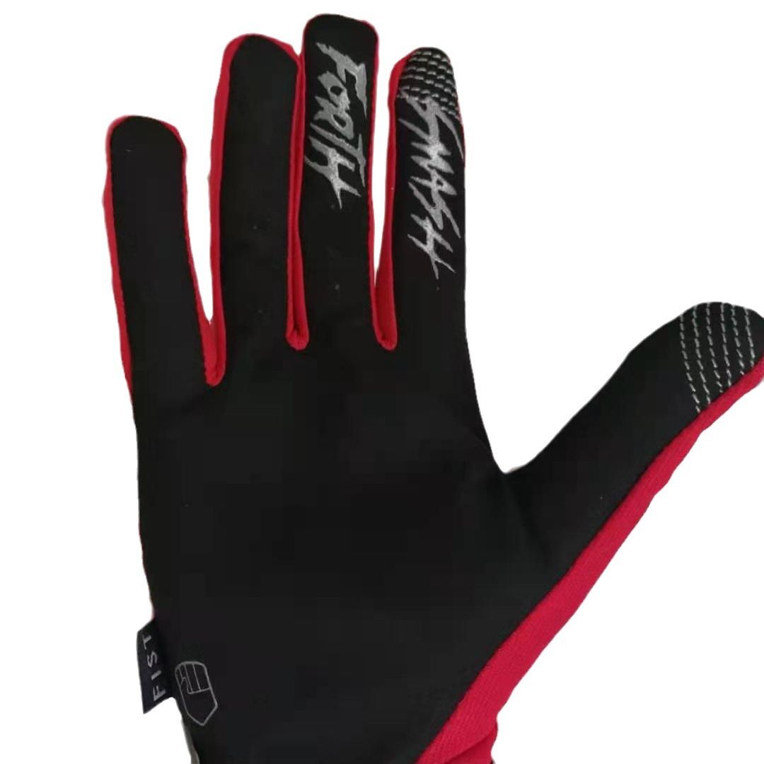 Fist Touch Screen Cycling Gloves Motorcycle Full Finger Red XXL view 6