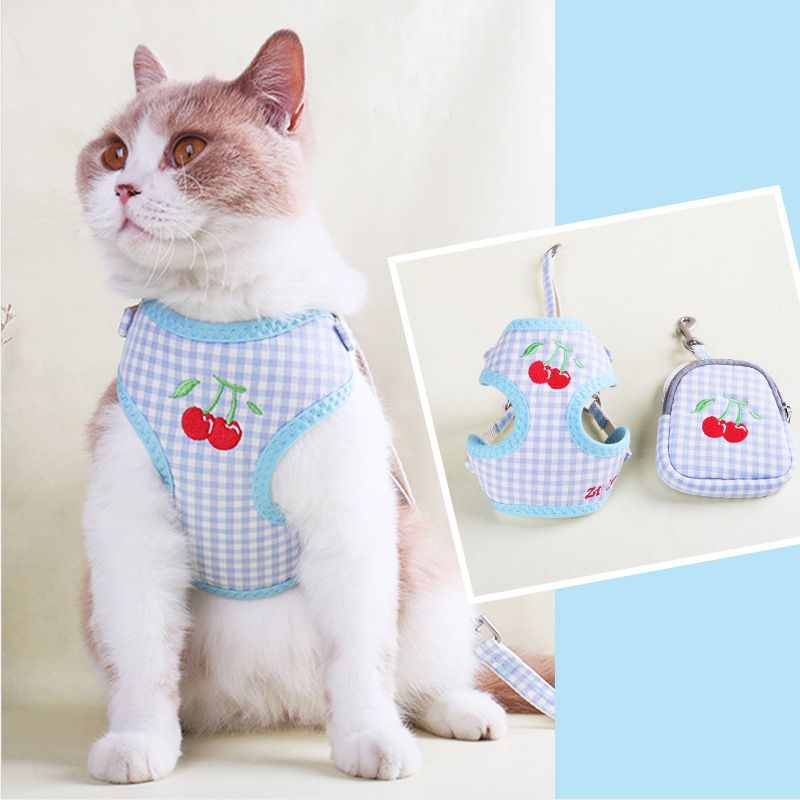 Zichen Cat Harness Cotton Vest Summer Mint Green (without bag)) M(1.5 suitable view 4
