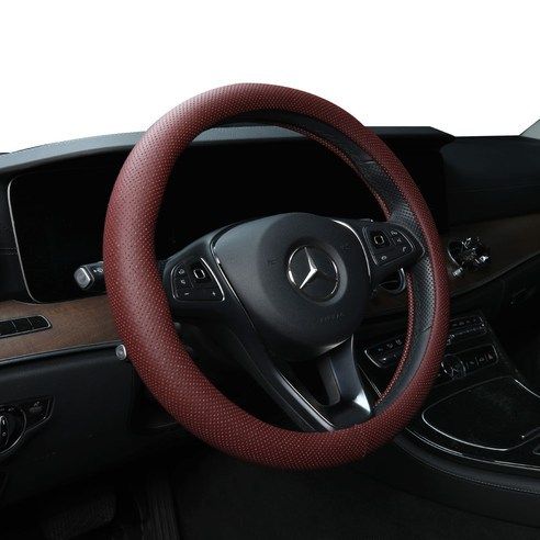 Steering Wheel Cover Artificial Leather 38cm CAMEL view 3