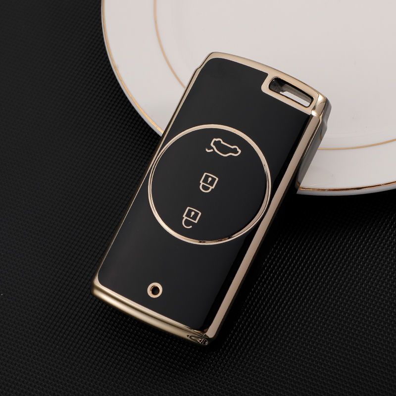 Color My Life TPU Car Key Case for Chery Tiggo 7. White view 2