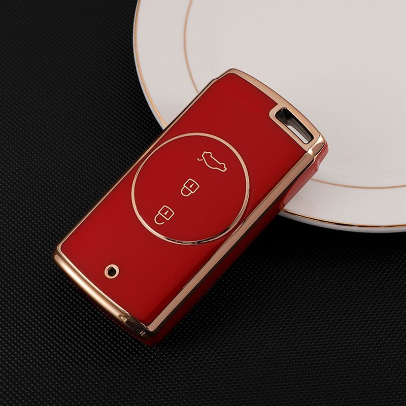 Color My Life TPU Car Key Case for Chery Tiggo 7. Granny Grey view 4