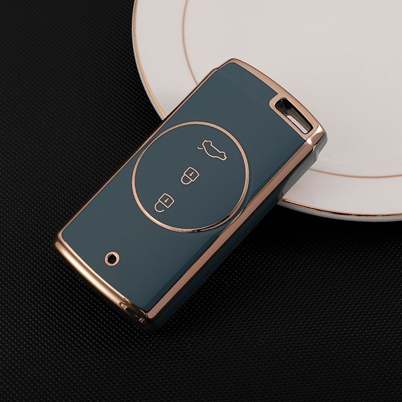 Color My Life TPU Car Key Case for Chery Tiggo 7. Matcha green view 5