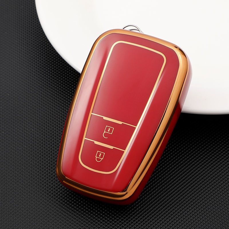 Toyota Key Case TPU Color My Life White Matcha green view 3