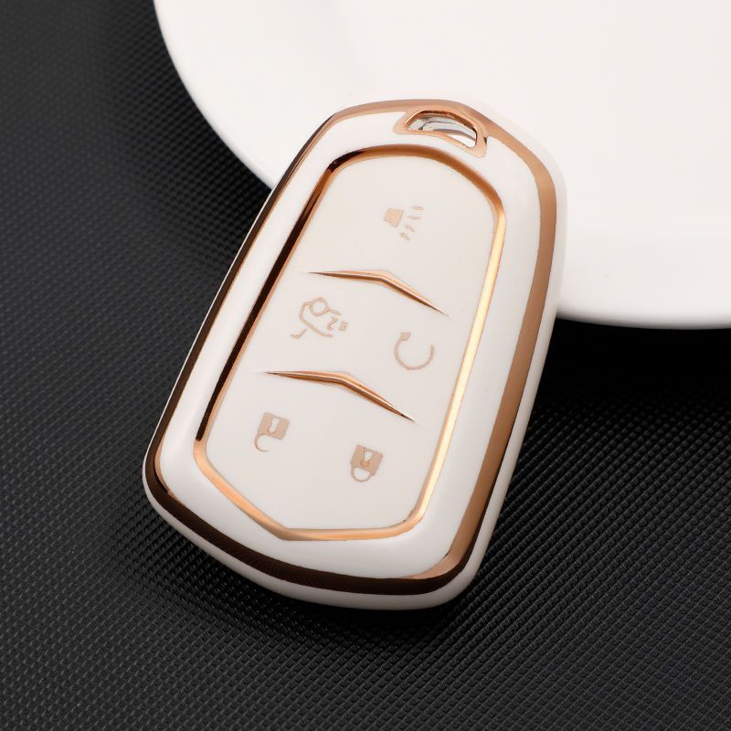 Cadillac Key Cover TPU Case for XT4 ATSL Red view 2