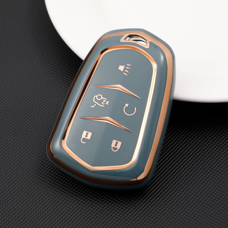 Cadillac Key Cover TPU Case for XT4 ATSL Matcha green view 4