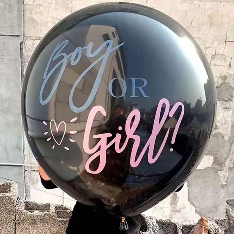36 inch Balloon Set Confetti Tassel Yize latex Big question mark (perfect view 6