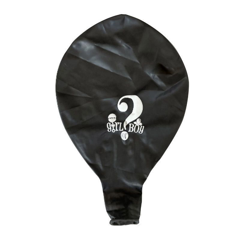 36 inch Balloon Set Confetti Tassel Yize latex Big question mark (Oblate)