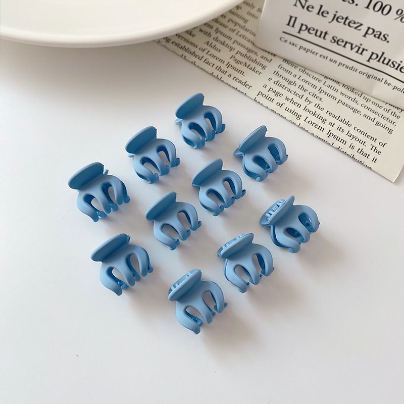 Mi You Acrylic Shark Hair Clip Small Light Blue (10 small OPP pack)