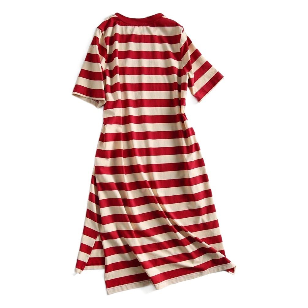 Zebina Womens Striped Short Sleeve Dress Black 3XL view 2