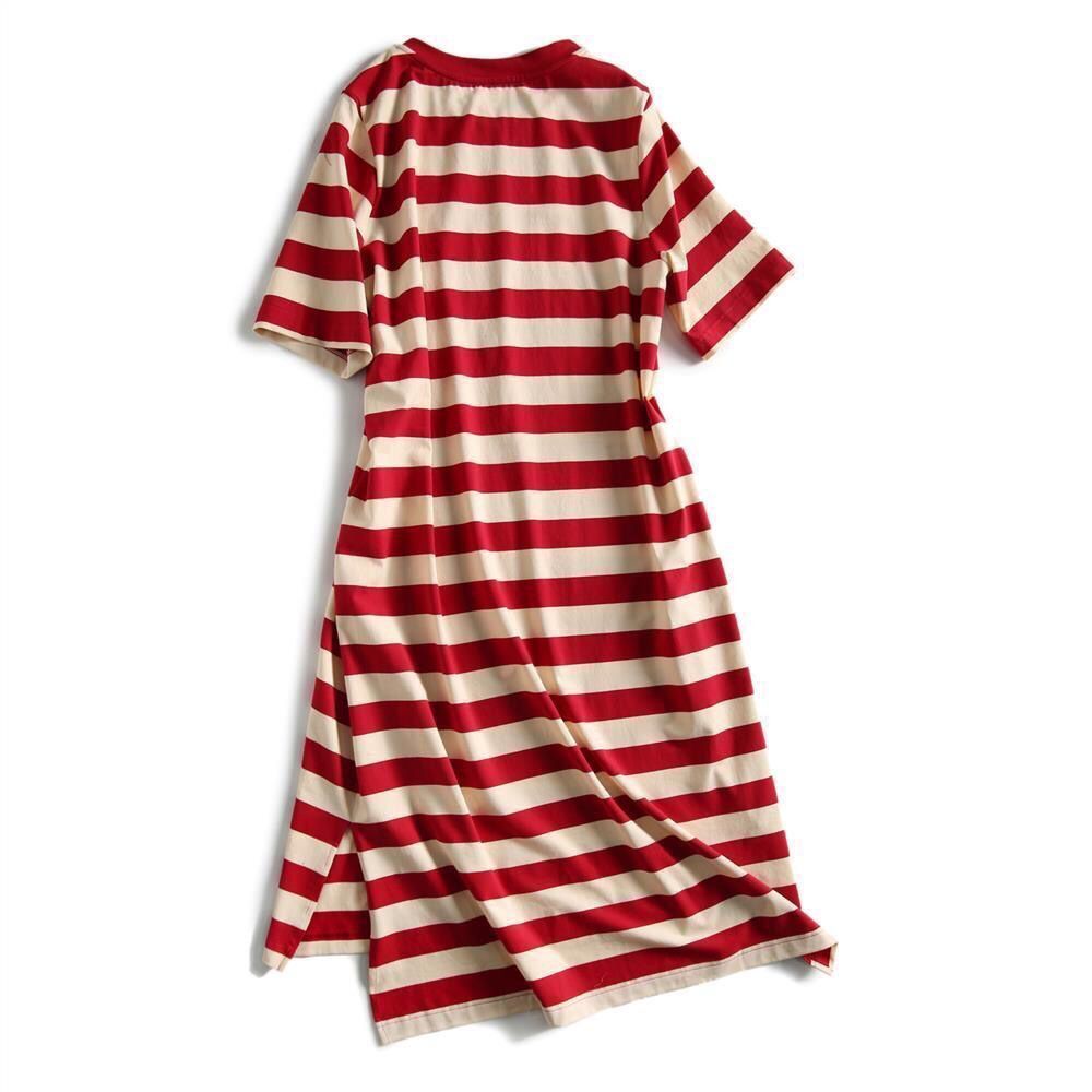 Zebina Womens Striped Short Sleeve Dress Black 3XL view 7