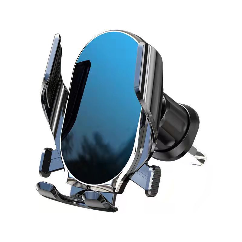 Che baibei Car Phone Holder Mirror Rotatable Air Outlet [A03 mirror chrome view 2