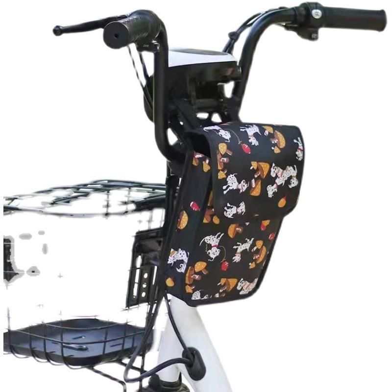 OQsport Bicycle Bag 3L Canvas Front Storage Large three-dimensional style + view 2