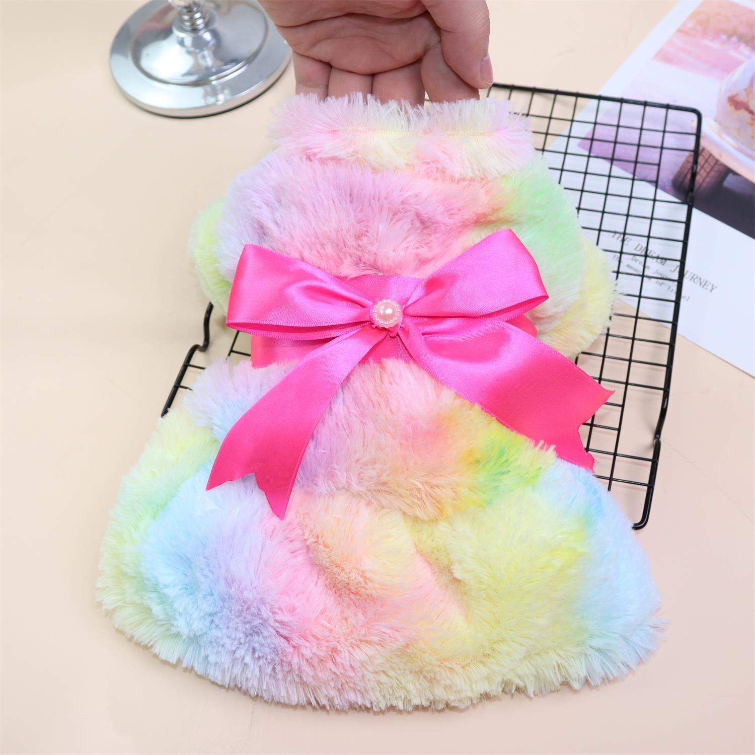 Qi Pet Dog Clothes Leopard Print Two Legged Cloth Colored Skirt XL — image 1
