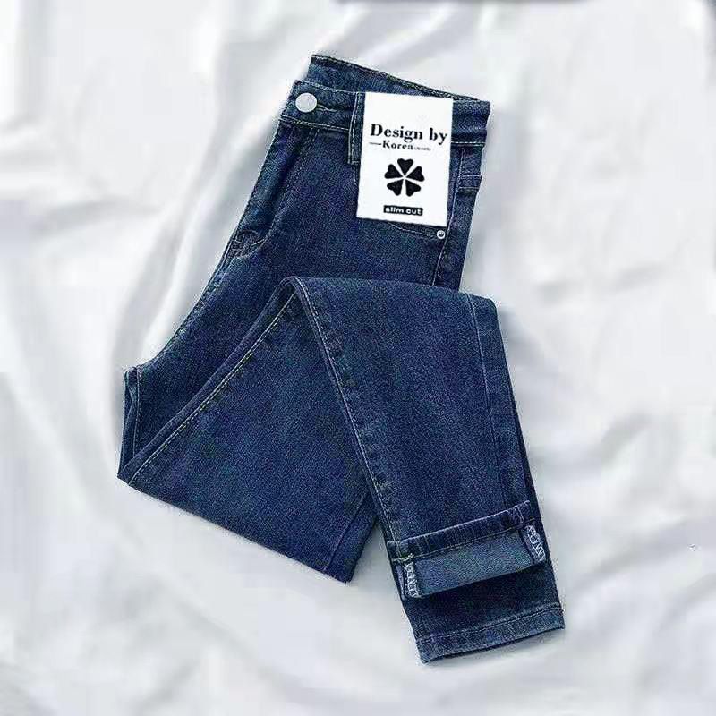 Women Jeans High Waist Cotton Stretch Grey Black 34 view 4