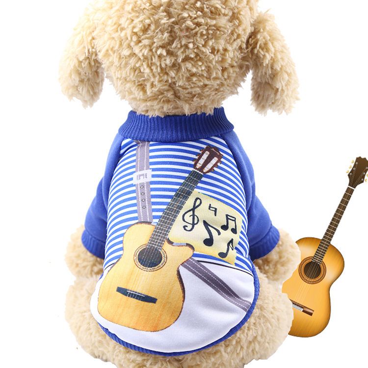 shine Pet Dog Cat Transformation Costume Cotton Hooded two-legged uniform — image 1