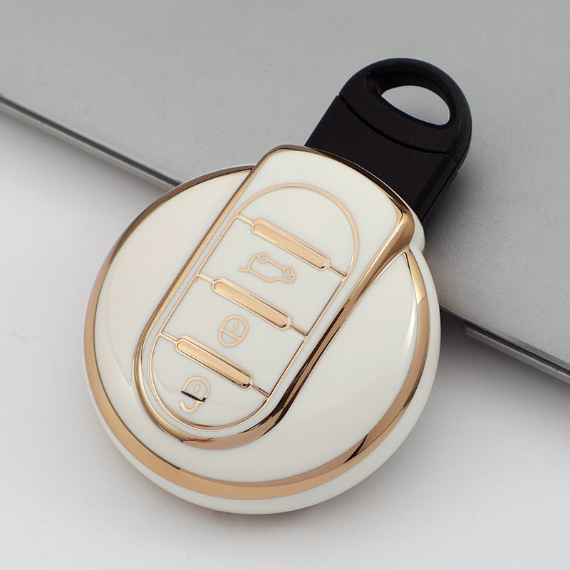 BMW Mini Key Case TPU Protective Cover Paint Black view 2