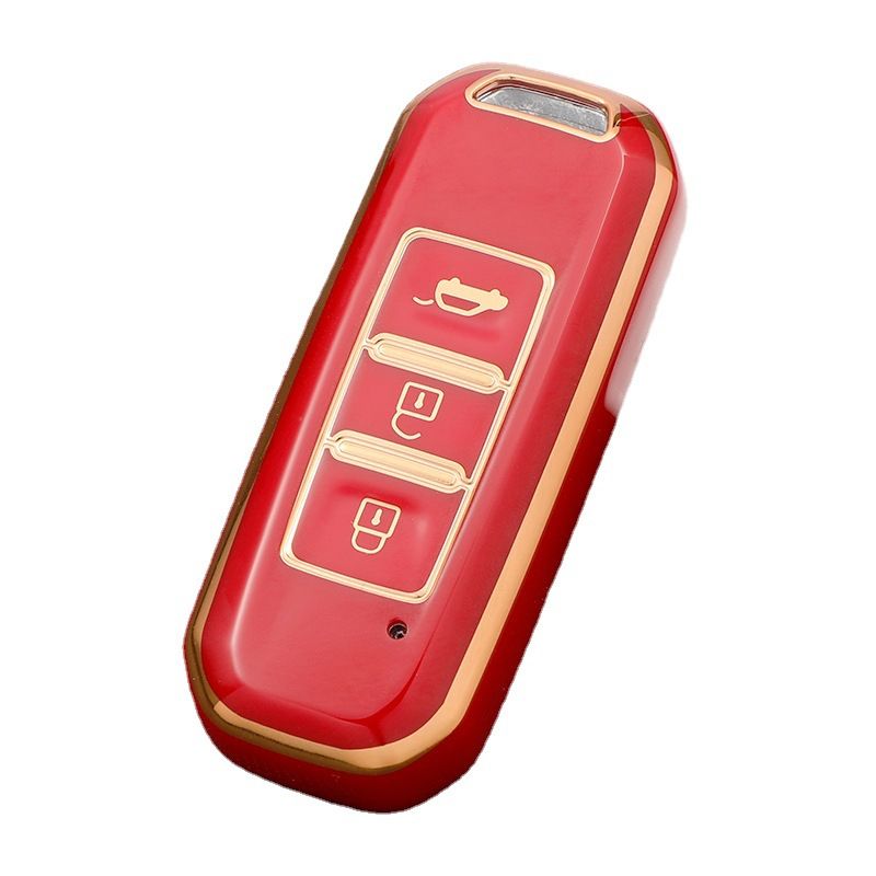 Baojun Car Key Case TPU Protective Cover Section A- China Red view 4