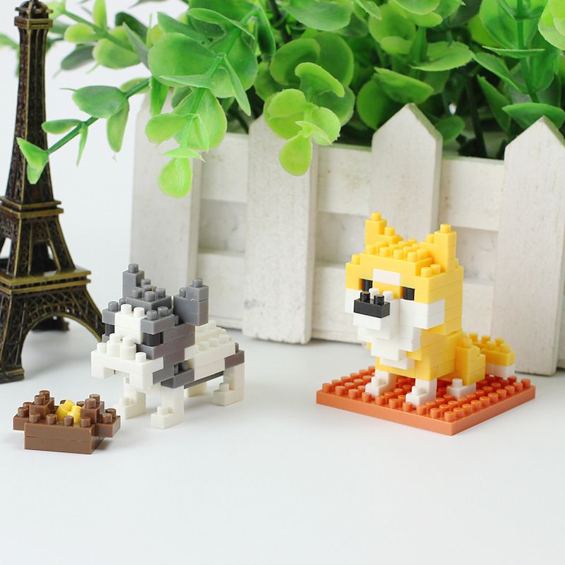 LBYU Animal Building Blocks DIY Educational Toy Small pickup 8109 view 3