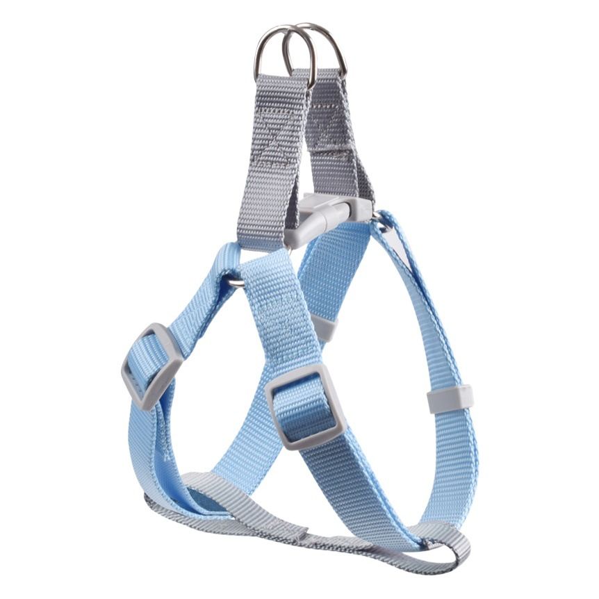 CHOUGOGO Nylon Dog Harness Leash Adjustable Vest Turquoise XL:2.5*120cm view 2