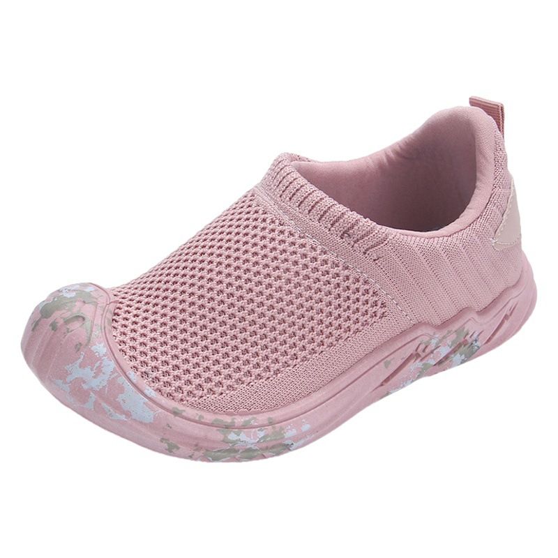 Kids Breathable Fly Woven Running Shoes Grey 34 yards inside length 20.5CM view 2