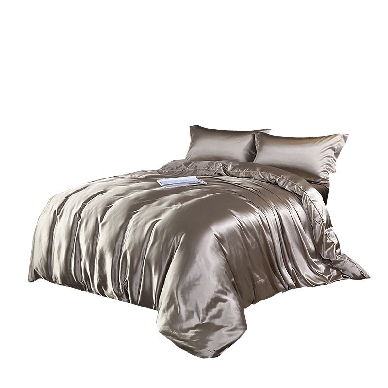Shurui Silk Four Piece Set 150x200cm 1.8 meters bed sheets [quilt cover 200x view 6