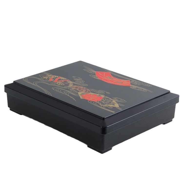 Lun Printed Lunch Box Plastic Square 501-800ml Printing 30*24.5*6cm Medium view 6
