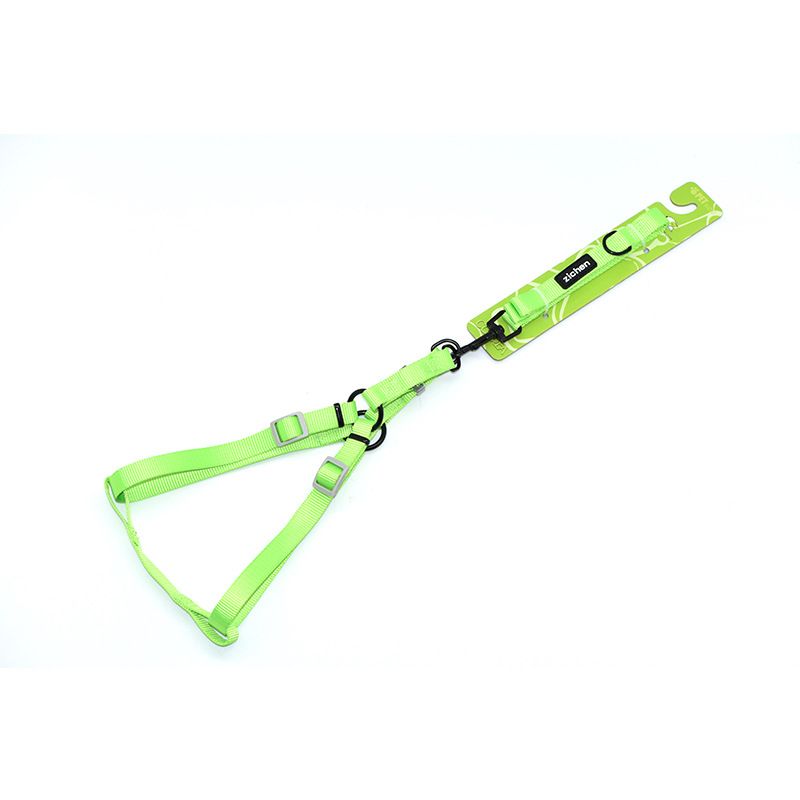 Zichen Nylon Dog Leash Pet Traction Rope 1.0 Plain Green 1.0 plain nylon — image 1