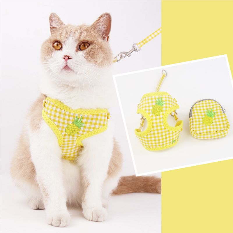 Zichen Cat Harness Cotton Vest Summer Green (Rabbit) M(1.5 suitable for 3.50 view 2